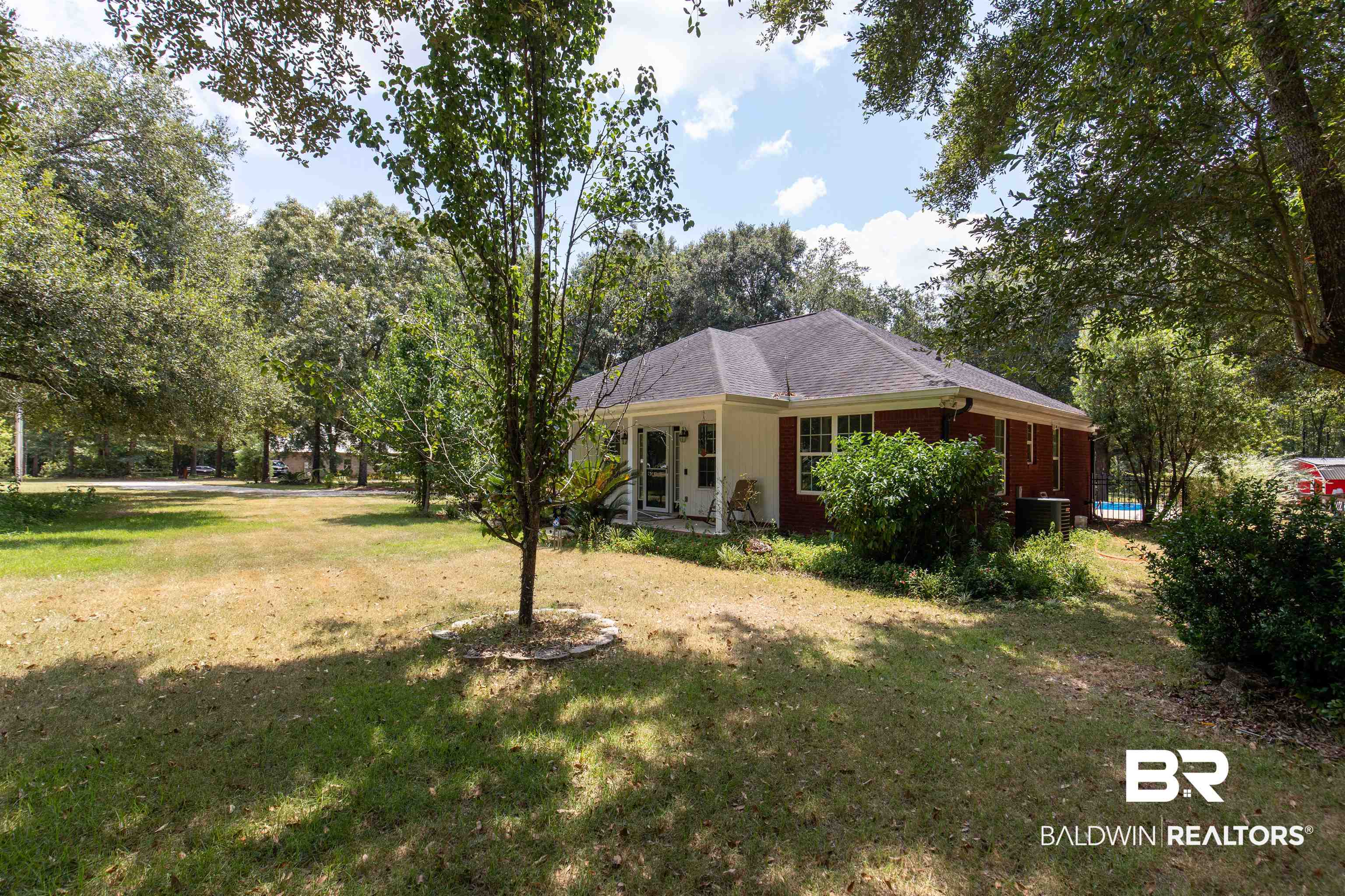 36087 Byrd Road Stapleton, AL 36578 - Photo 7 of 27 View of yard with cooling unit