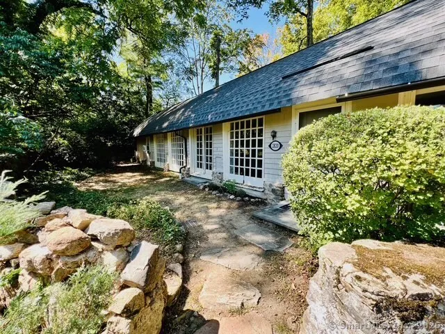 a view of front door