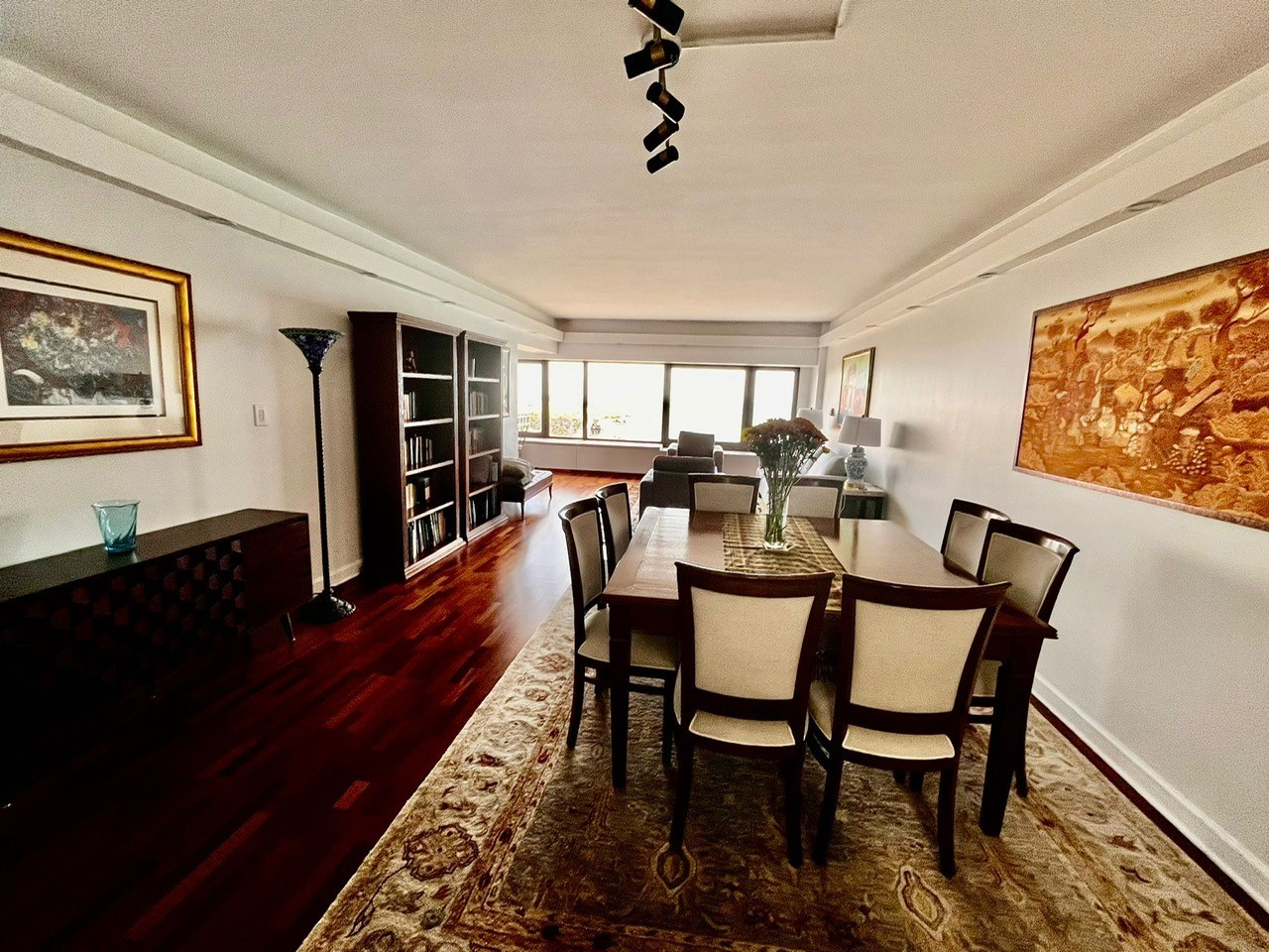 175 East Delaware Place, Unit 4603 Chicago, IL 60611 - Photo 4 of 17 a dining room with furniture and window