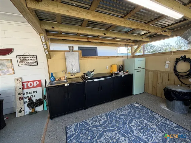 a room with storage and utility