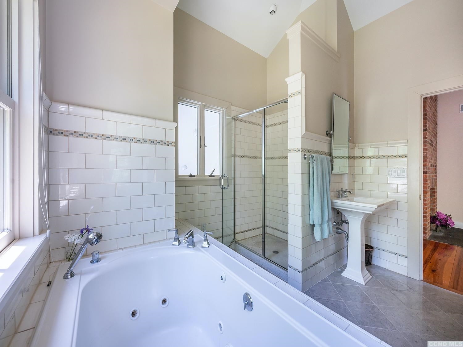730 Oak Hill Road Claverack, NY 12534 - Photo 15 of 33 a bathroom with a tub sink and shower