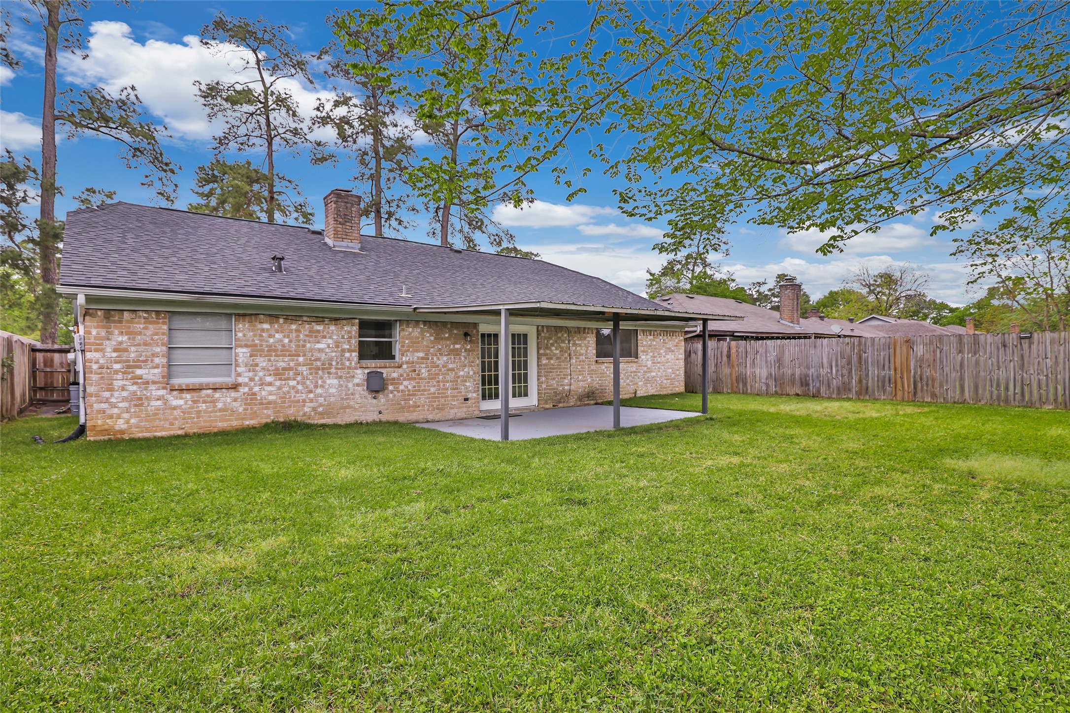 5518 Cypressgate Drive Spring, TX 77373 - Photo 21 of 22 Backyard/ Covered patio