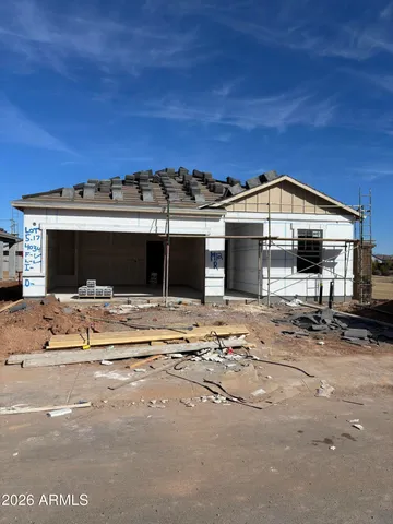 a view of a house with a flat screen tv
