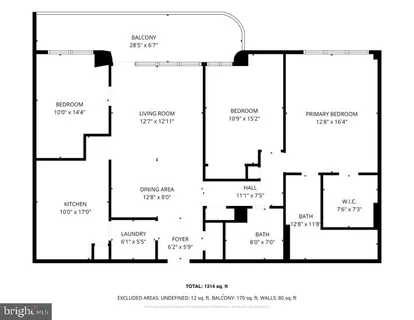 $974,900 | 4550 North Park Avenue, Unit 807, Chevy Chase, MD 20815