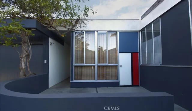 a view of front door