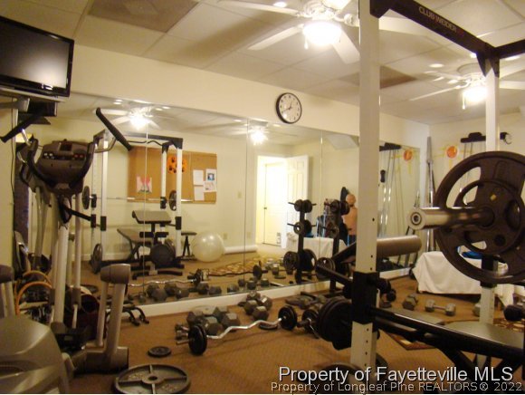 4435 Hoffman Road Jackson Springs, NC 27281 - Photo 17 of 25 a view of a room with gym equipment