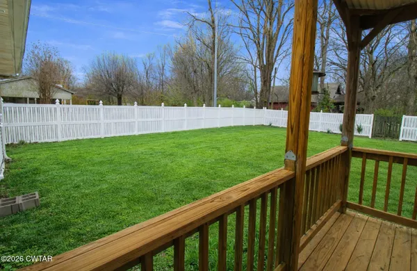 a view of deck with wooden floor and outdoor space