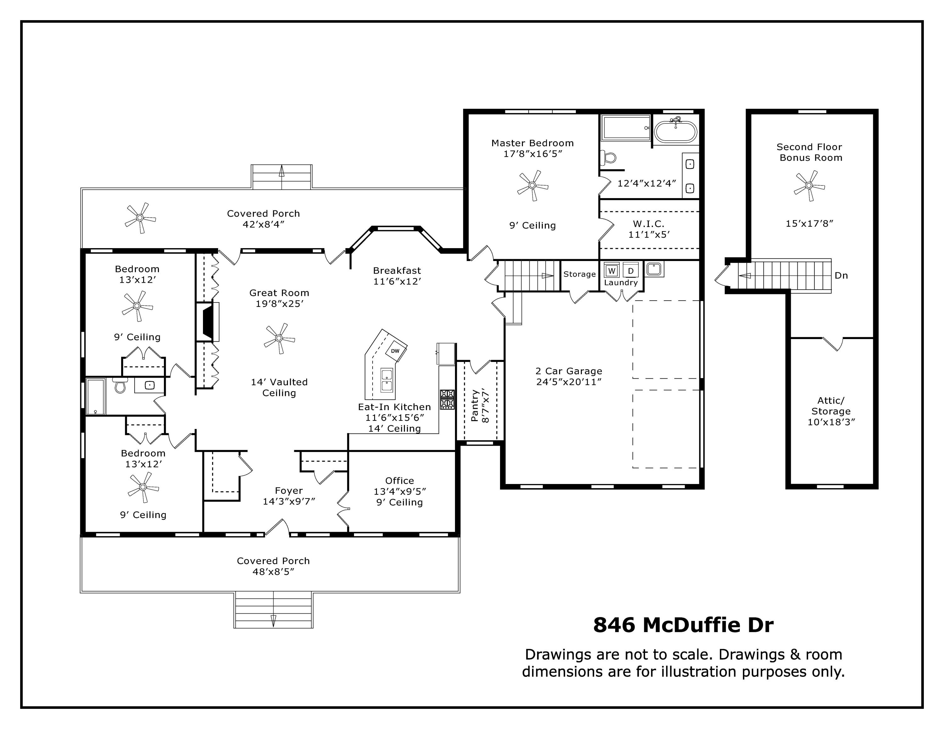 846 McDuffie Road Biscoe, NC 27209 - Photo 30 of 30 Floor Plan_846 McDuffie Dr