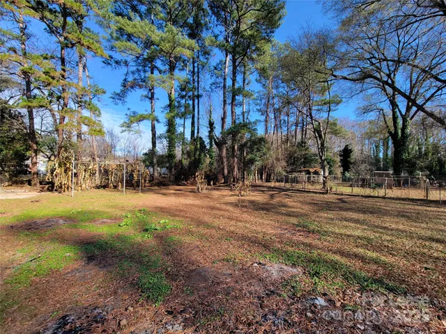 a view of road with trees