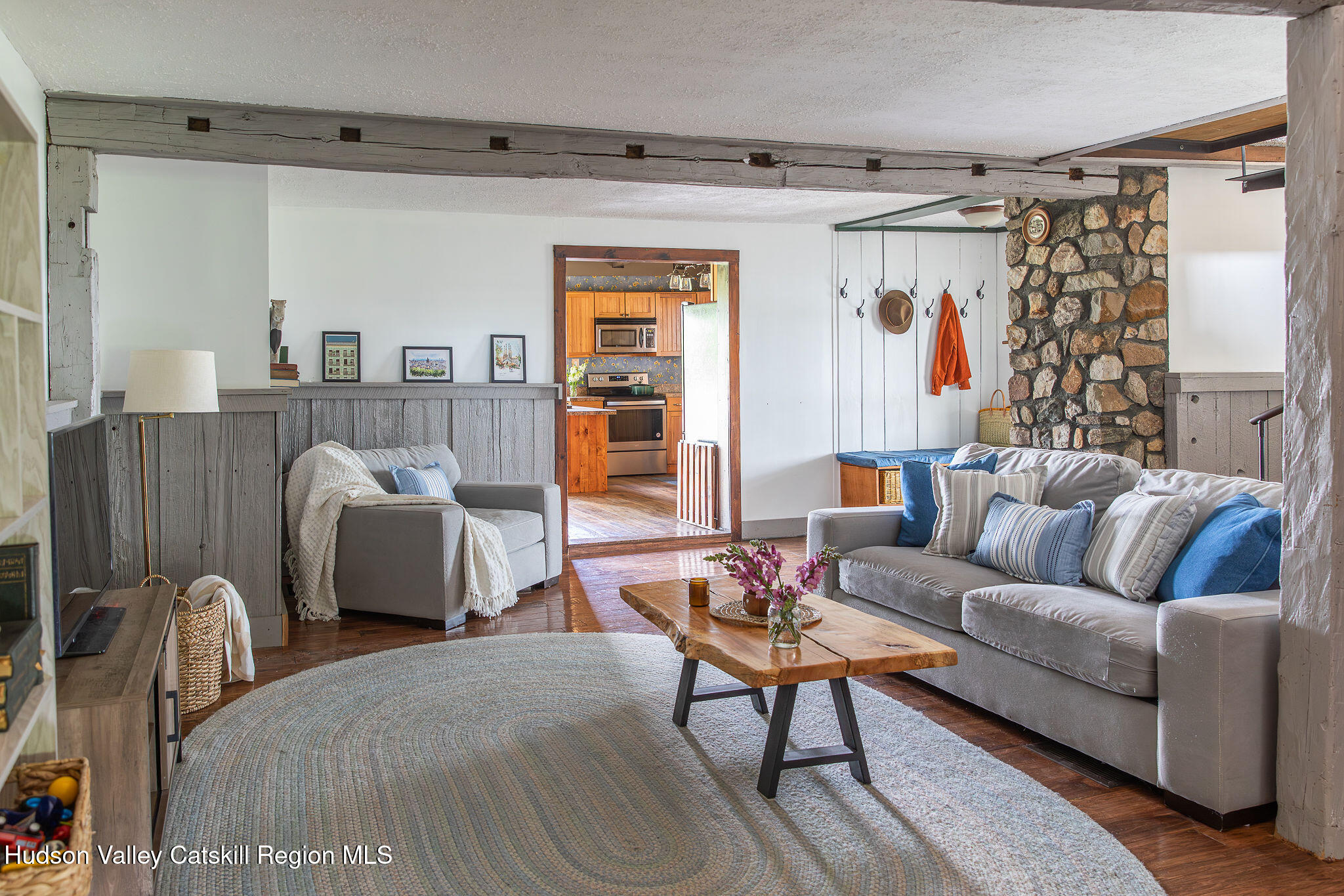 506 Cunningham Road Durham, NY 12422 - Photo 18 of 37 a living room with furniture and a window