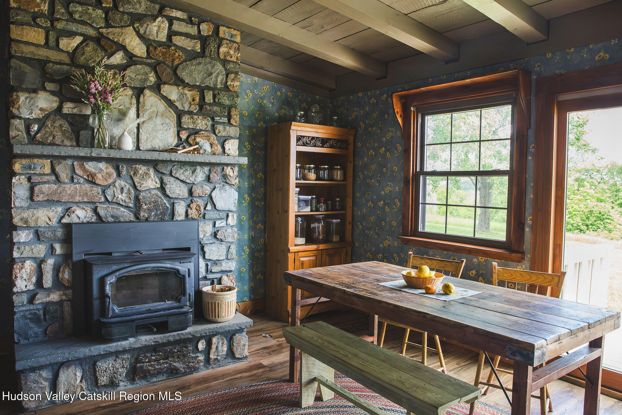 506 Cunningham Road Durham, NY 12422 - Photo 3 of 37 a view of a livingroom with furniture and a fireplace