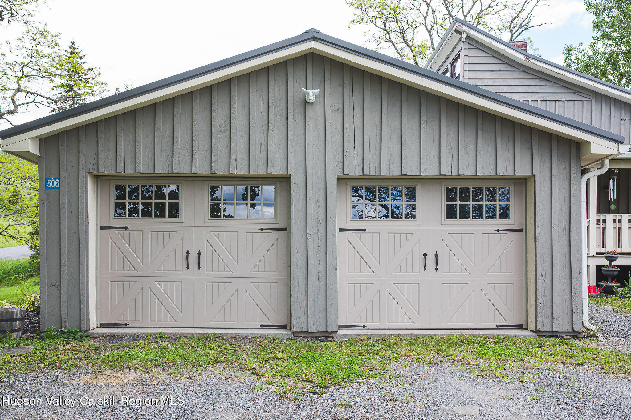 506 Cunningham Road Durham, NY 12422 - Photo 33 of 37 a front view of a house with garage