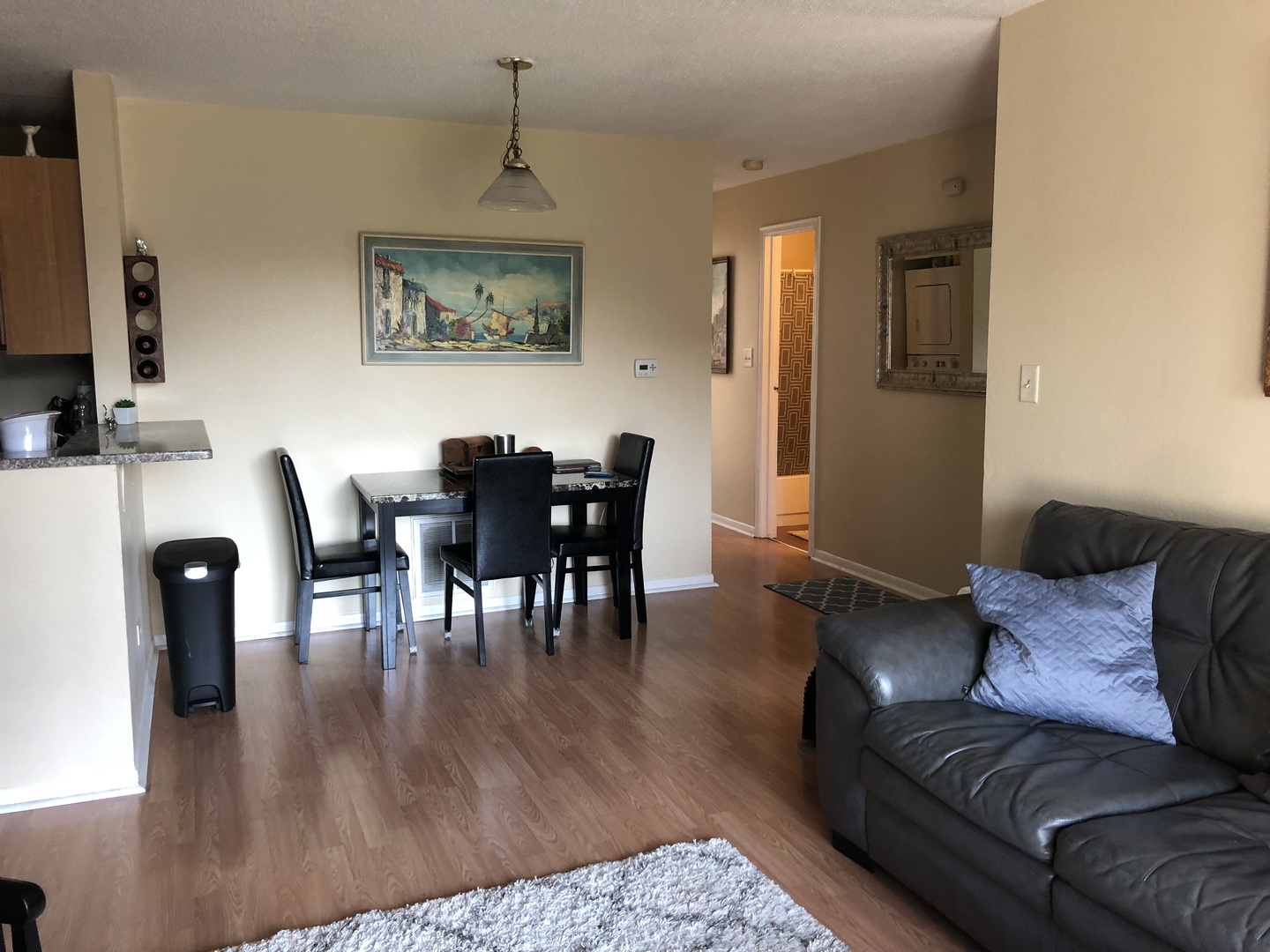 2048 North Rand Road, Unit 202 Palatine, IL 60074 - Photo 5 of 12 a living room with furniture wooden floor and a flat screen tv
