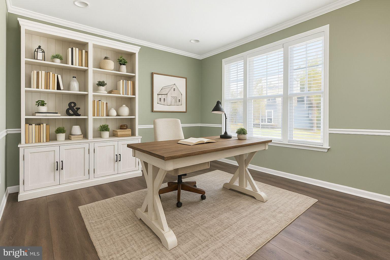 138 Jewel Stephenson, VA 22656 - Photo 4 of 70 a view of a workspace with furniture and a window
