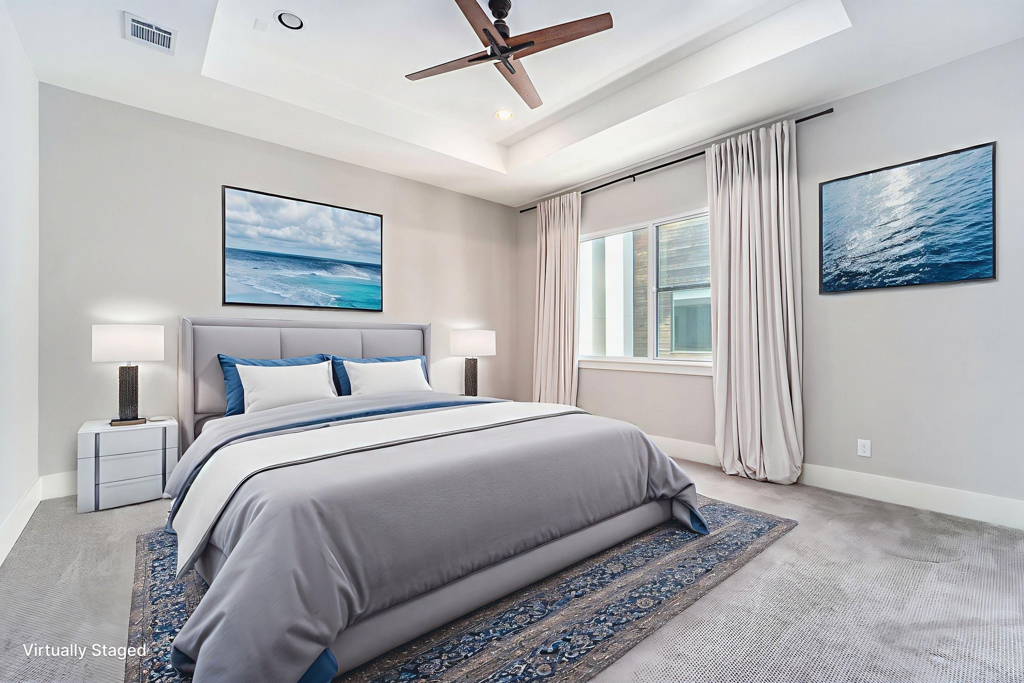 1507 Truxillo Street, Unit A Houston, TX 77004 - Photo 23 of 30 a bedroom with a bed and a painting on the wall