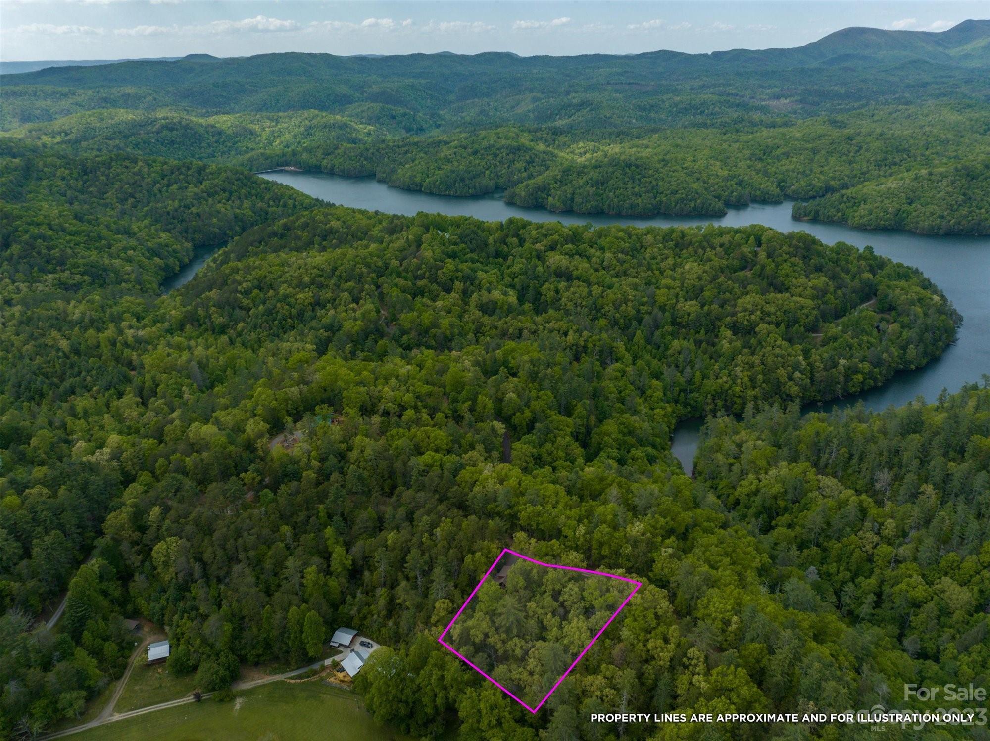 144 Camp David Road Murphy, NC 28906 - Photo 2 of 46 a view of a lush green hillside and a houses