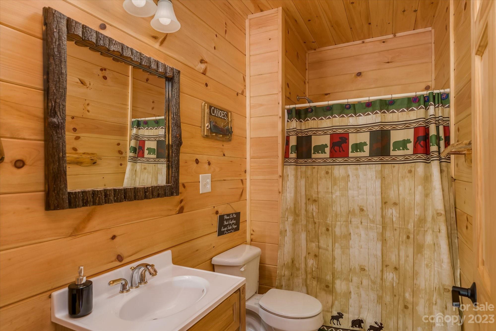 144 Camp David Road Murphy, NC 28906 - Photo 34 of 46 a bathroom with a sink toilet and shower
