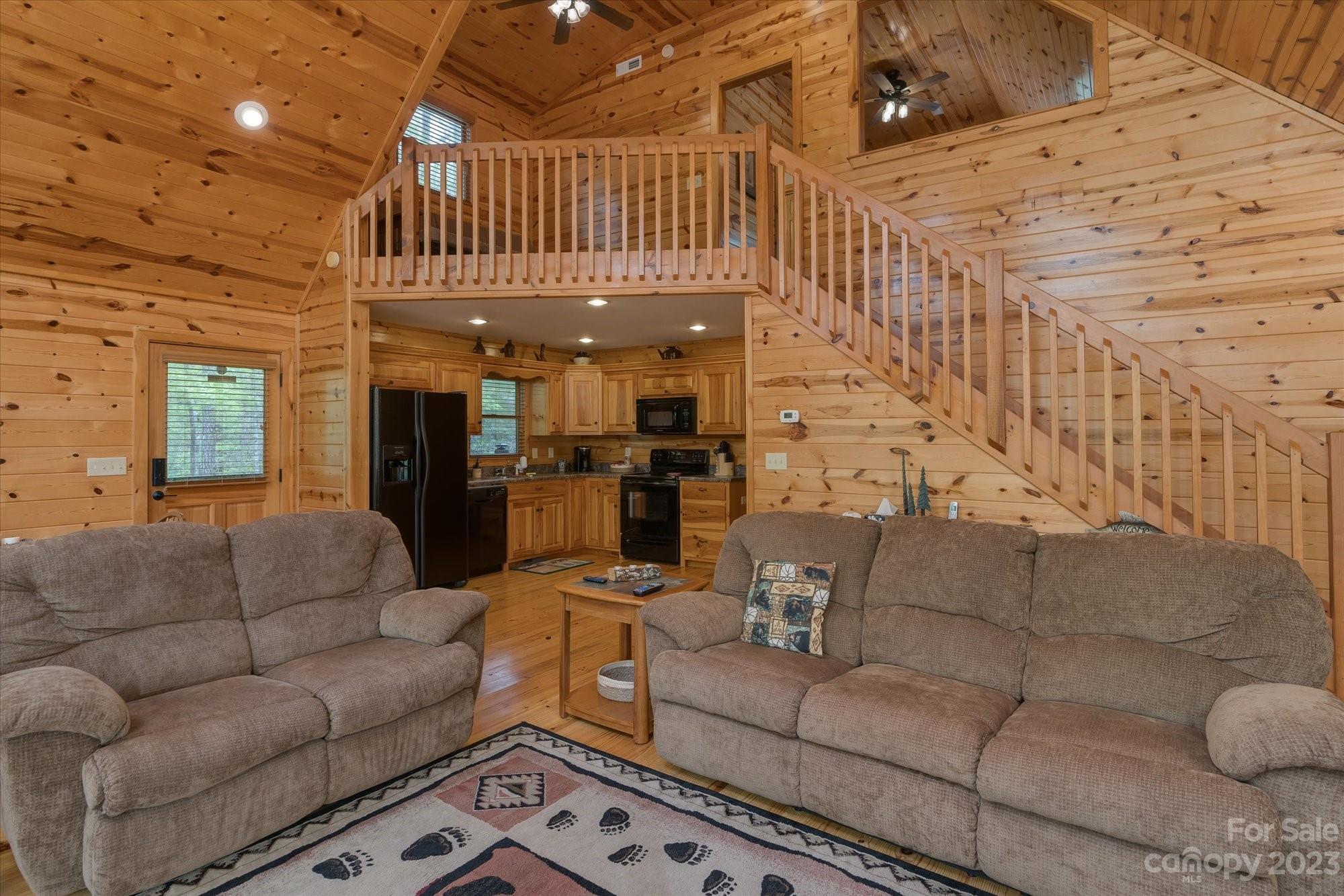 144 Camp David Road Murphy, NC 28906 - Photo 10 of 46 a living room with furniture