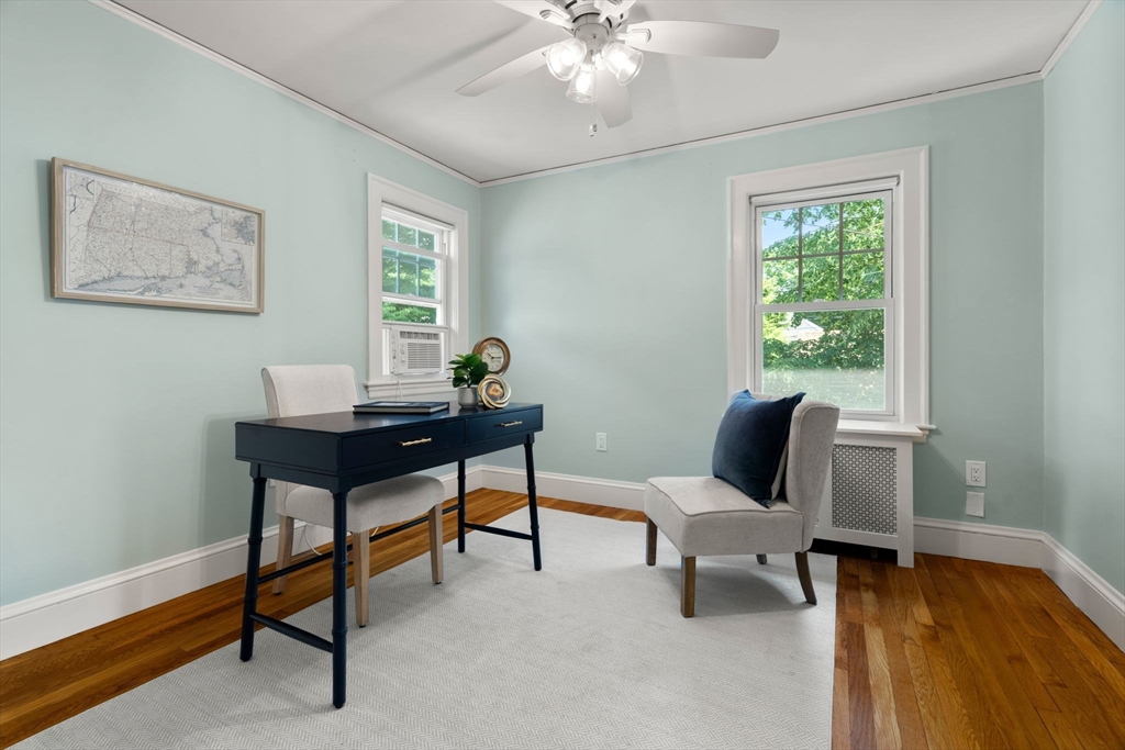14 Rendall Road Boston, MA 02132 - Photo 10 of 21 a view of a workspace with furniture and a window