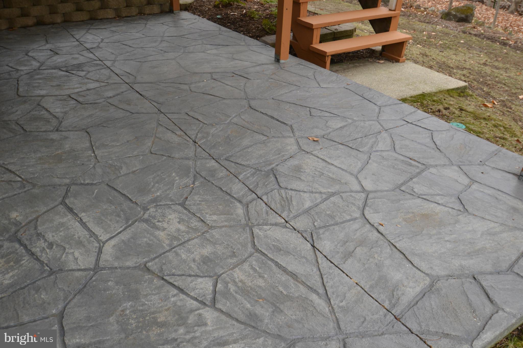 8538 Autumn Rust Road Ellicott City, MD 21043 - Photo 27 of 30 Stamped concrete rear patio and front walk