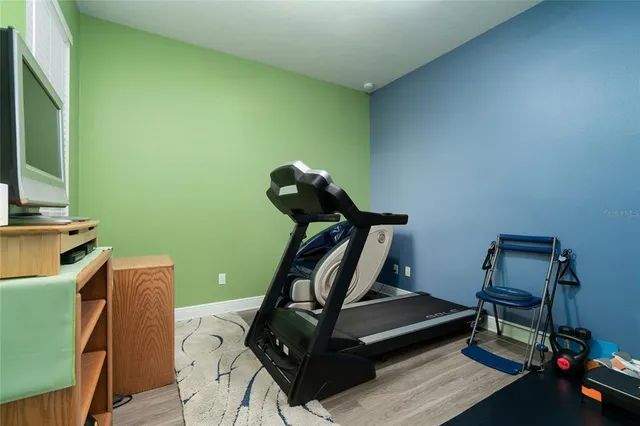 a view of outdoor space with seating