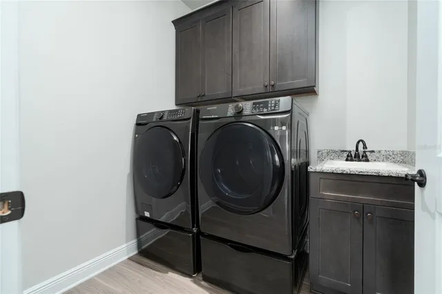 a view of a street with a garden