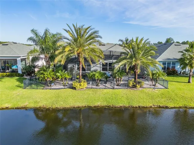 swimming pool with seating area