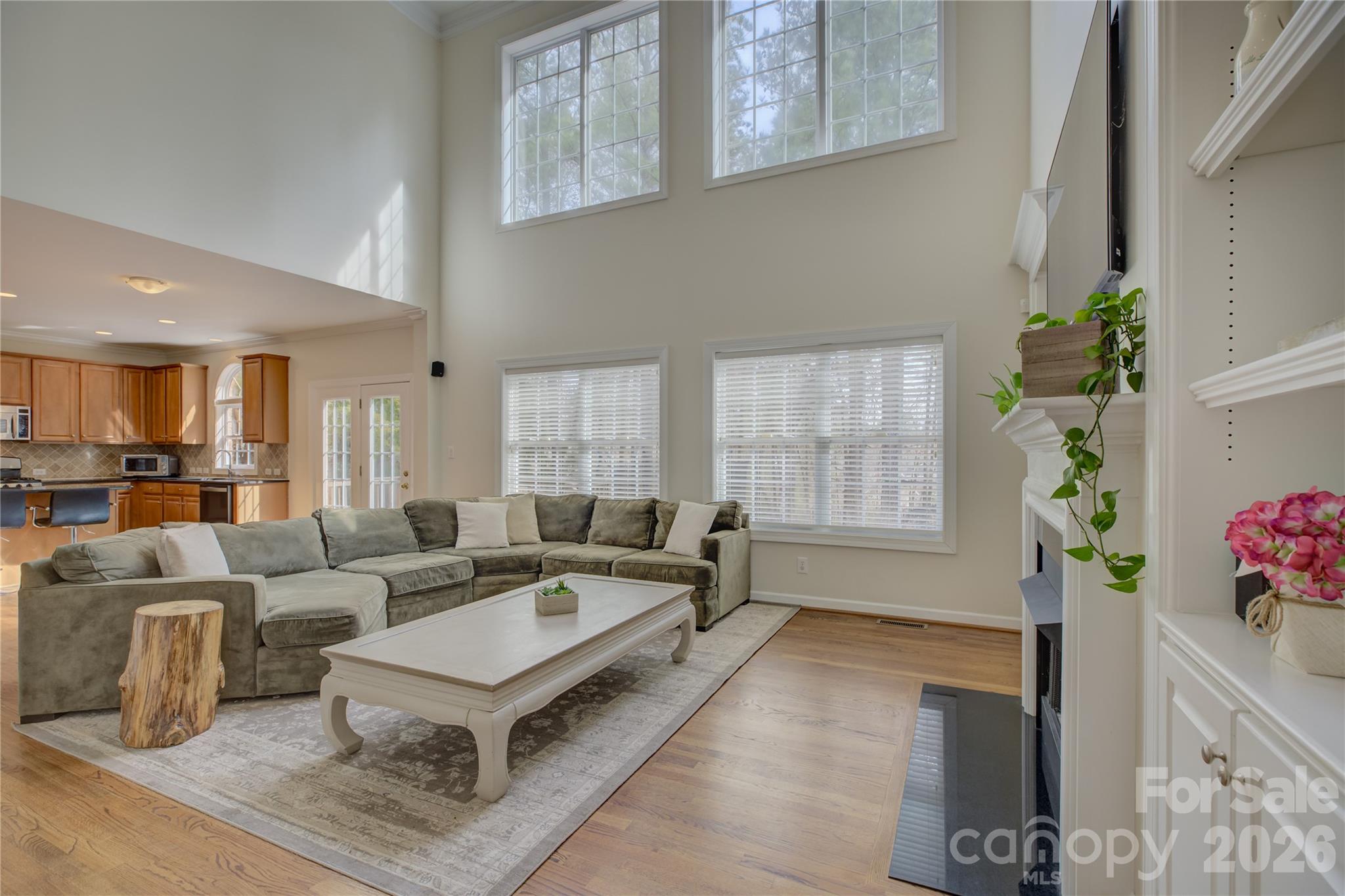 16624 Turtle Point Road Charlotte, NC 28278 - Photo 18 of 46 a living room with furniture and a potted plant