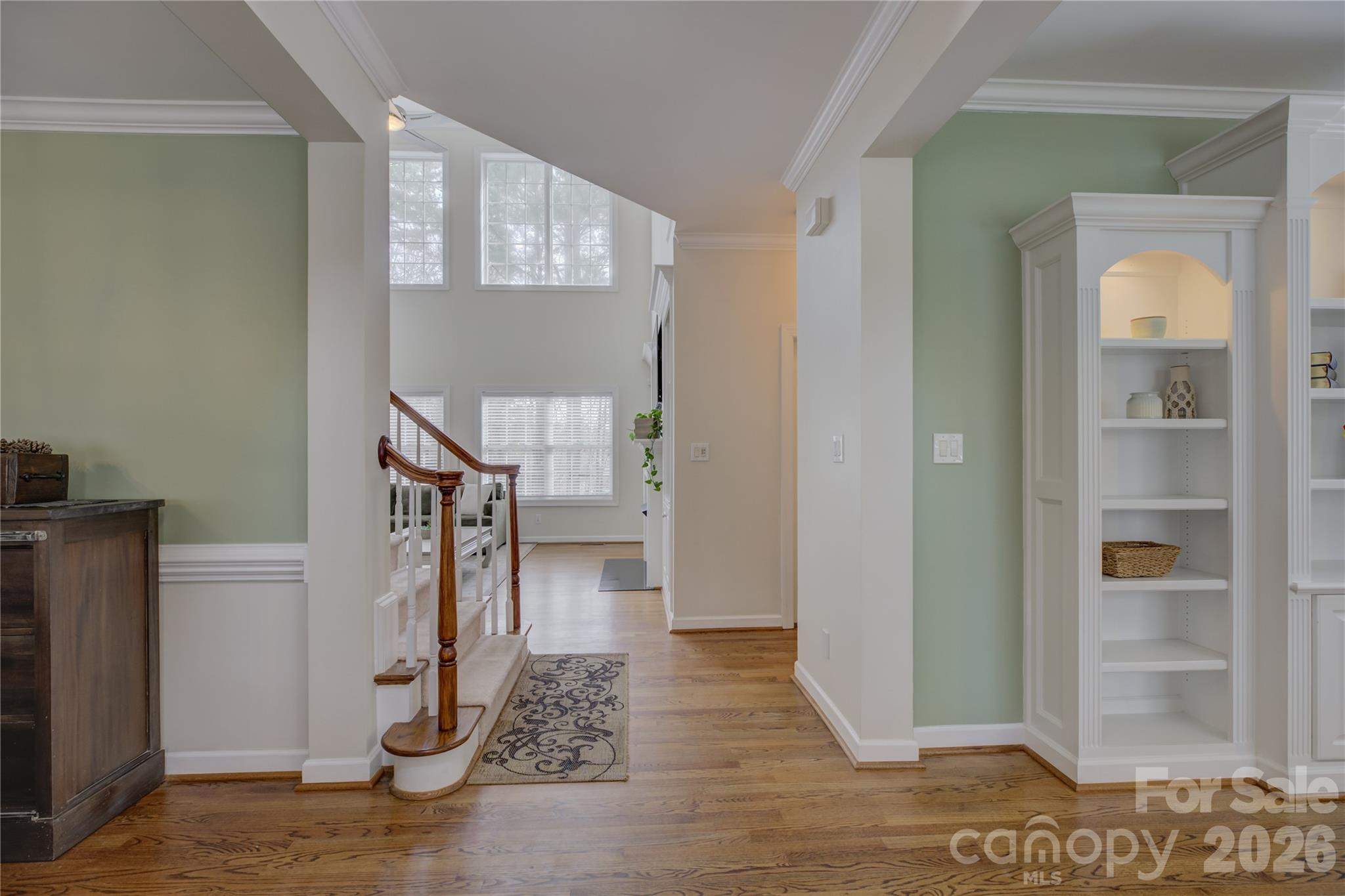 16624 Turtle Point Road Charlotte, NC 28278 - Photo 6 of 46 a view of entryway with wooden floor