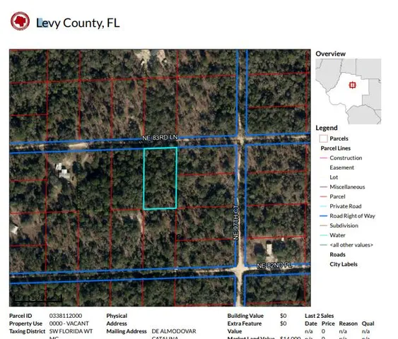 a view of street and trees