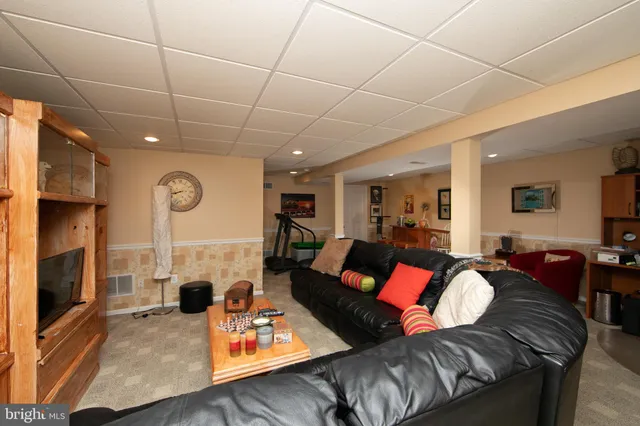 a view of a big yard next to a house