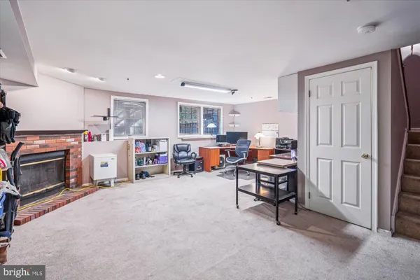 a view of a balcony with a potted plant