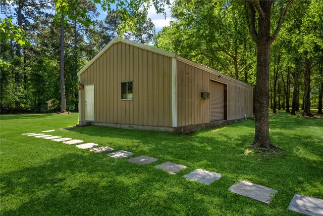 a view of a livingroom with a staircase