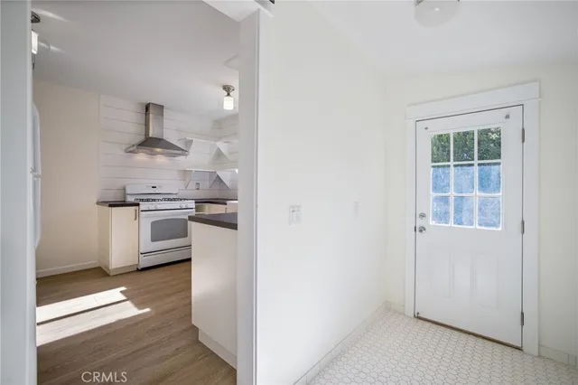 a view of a street with parking