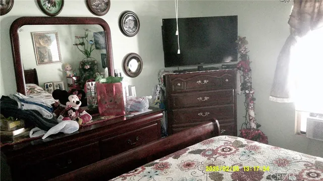 a view of a livingroom with furniture and front door
