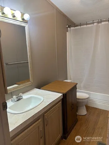 a close view of closet