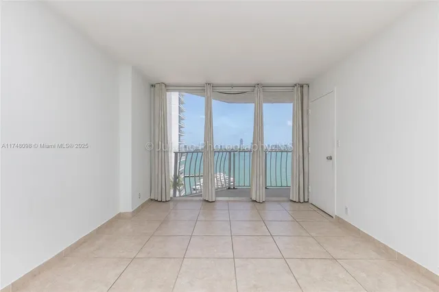 a view of an empty room