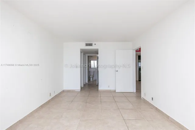 a view of an empty room