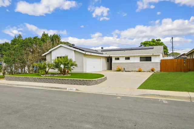 front view of house with a yard