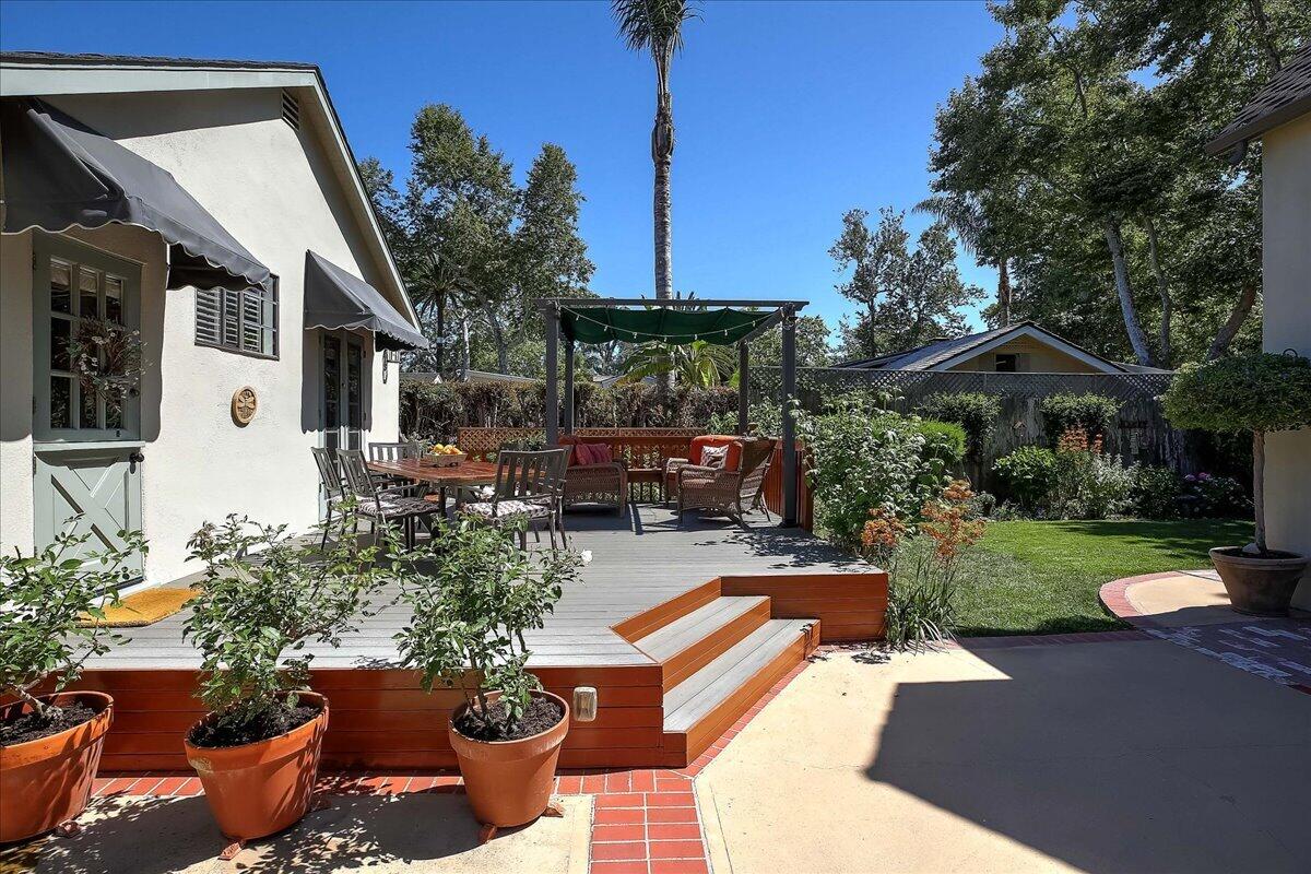 63 Humphrey Road Montecito, CA 93108 - Photo 19 of 22 Back Patio Area