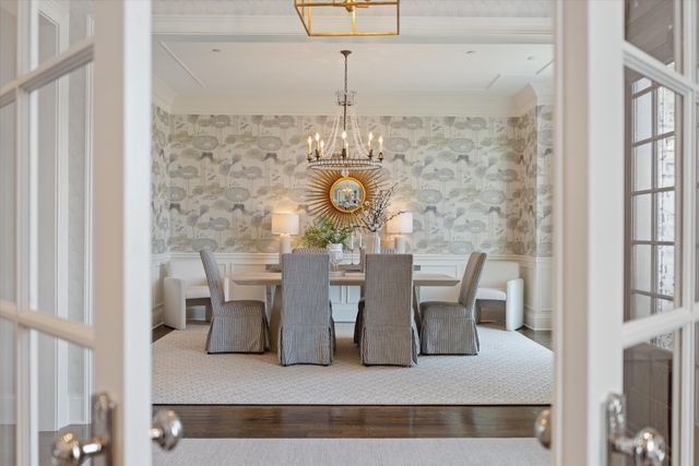 a view of a lake with a mountain