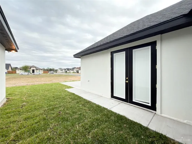 a aerial view of a house