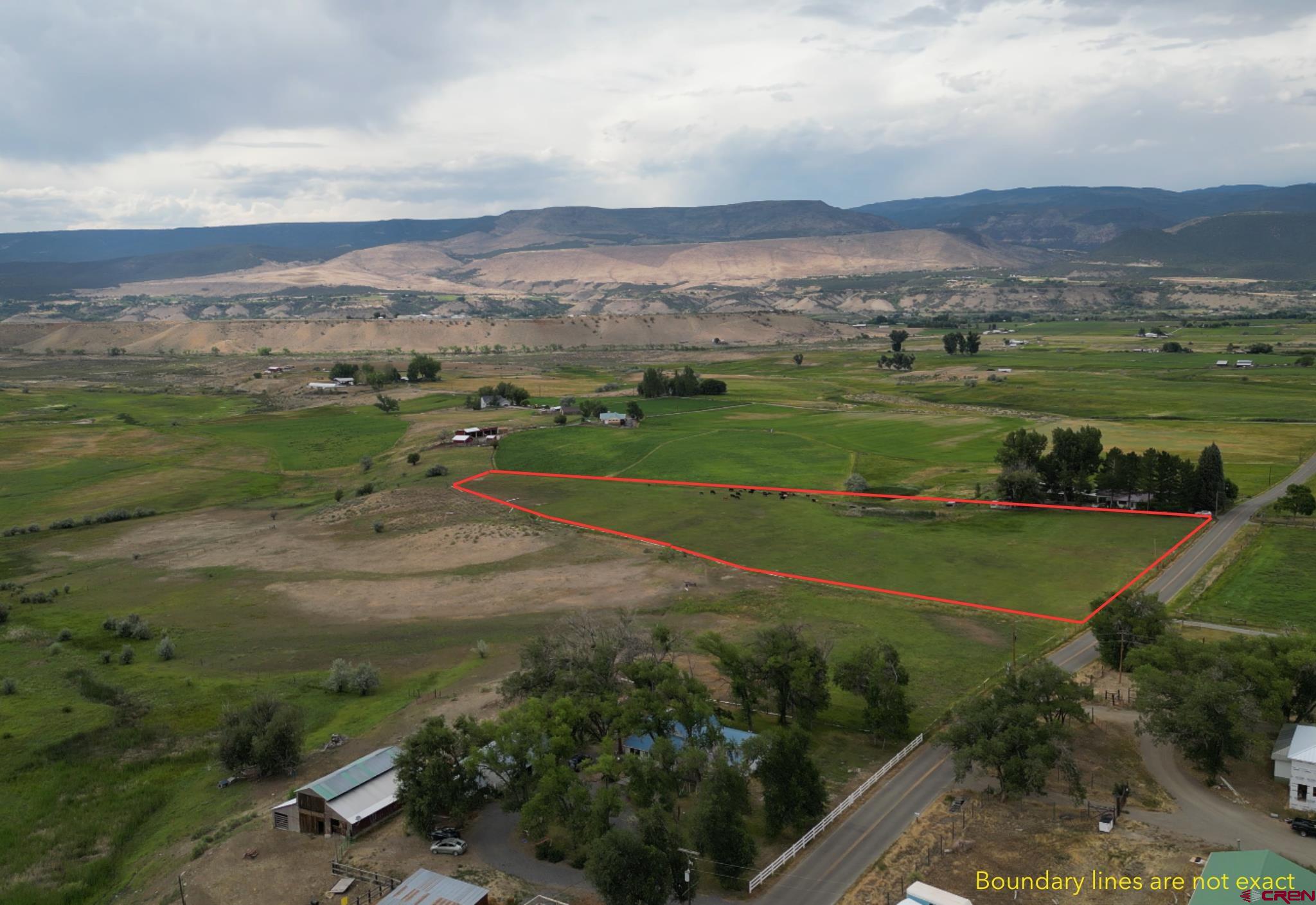 a view of a lake with a mountain in the background
