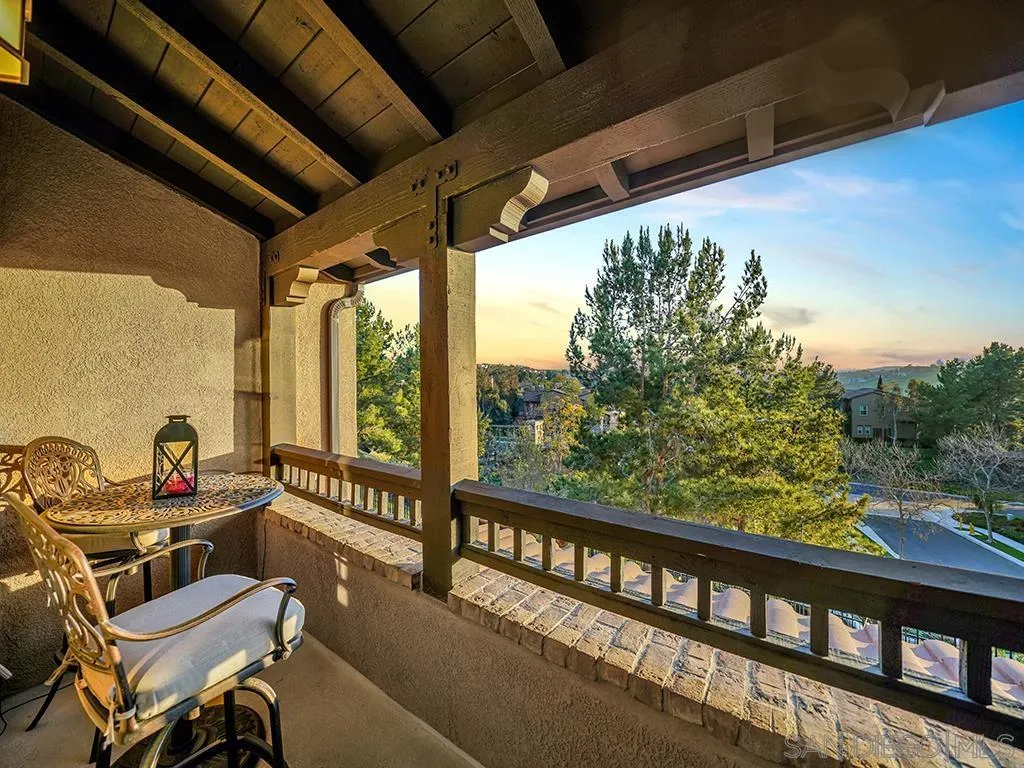 33 Tuscany Ladera Ranch, CA 92694 - Photo 15 of 50 a view of a porch with furniture and wooden floor