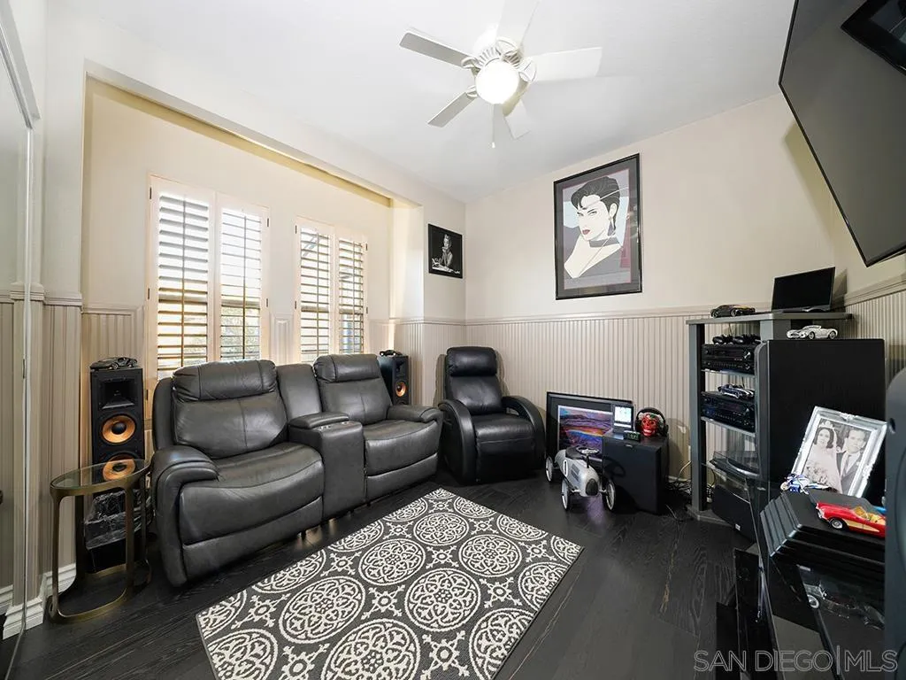 33 Tuscany Ladera Ranch, CA 92694 - Photo 20 of 50 a living room with furniture a ceiling fan and a window