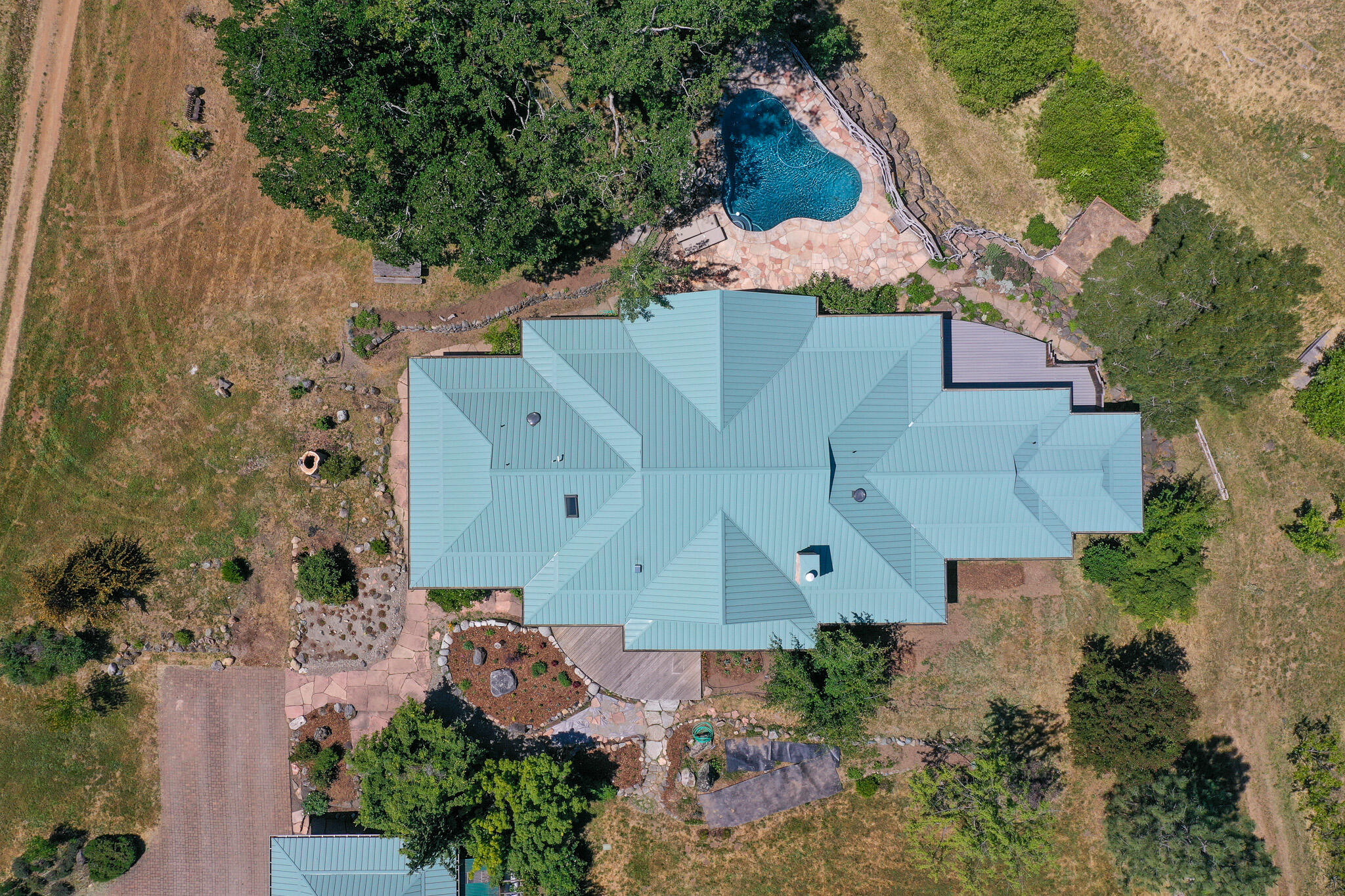 1785 Zemke Road Talent, OR 97540 - Photo 4 of 61 an aerial view of a house with a yard