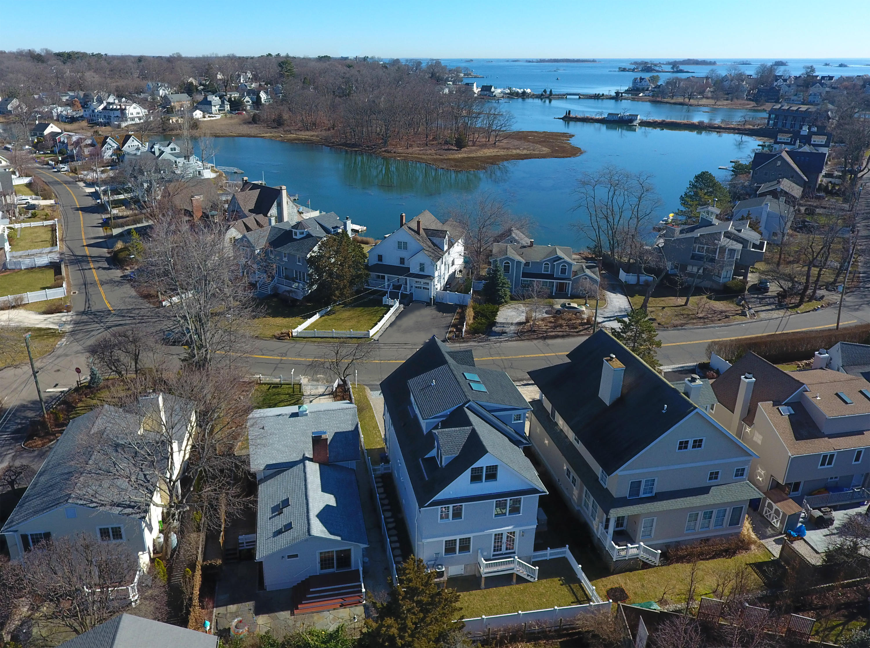86 Roton Avenue Rowayton, CT 06853 - Photo 3 of 35 an aerial view of a houses with outdoor space