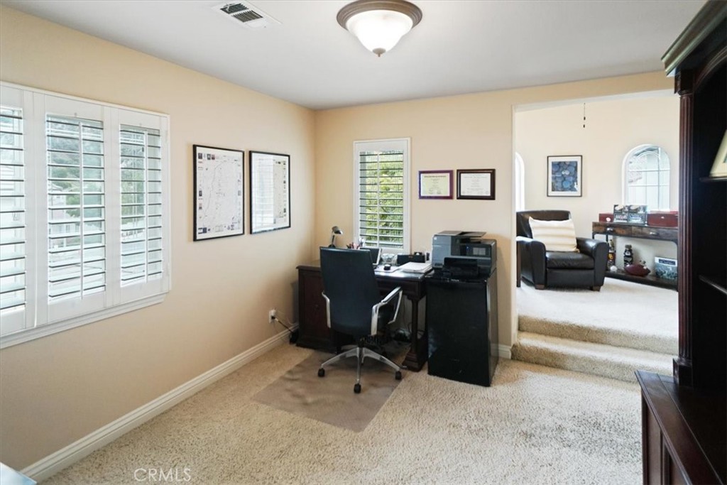 26511 Brooks Circle Stevenson Ranch, CA 91381 - Photo 40 of 55 a view of a workspace with a window