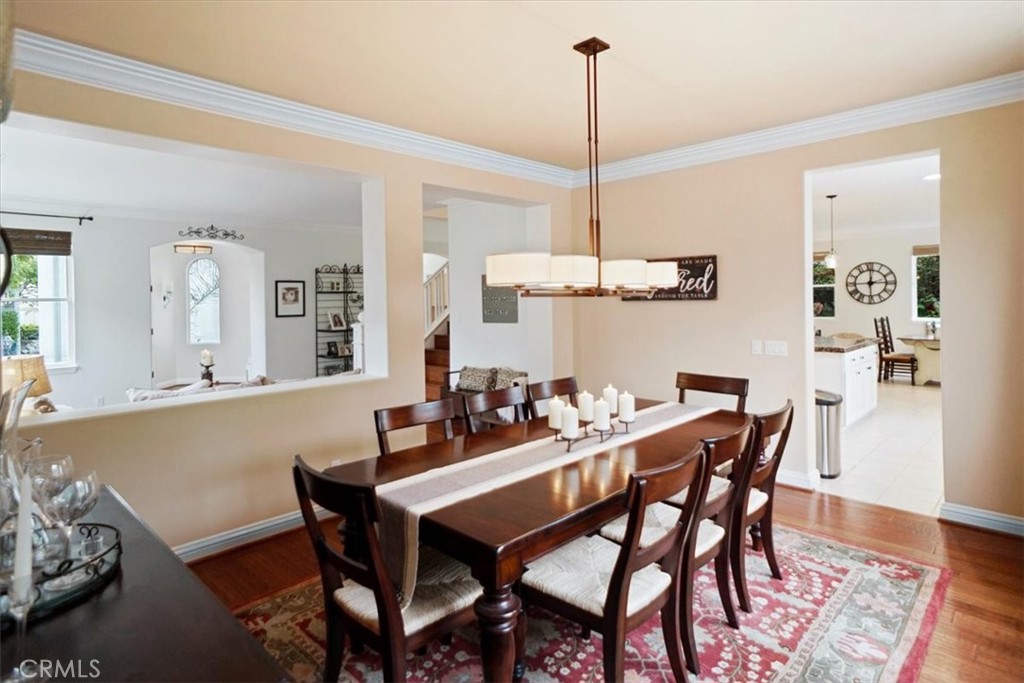 26511 Brooks Circle Stevenson Ranch, CA 91381 - Photo 9 of 55 a view of a dining room and livingroom view