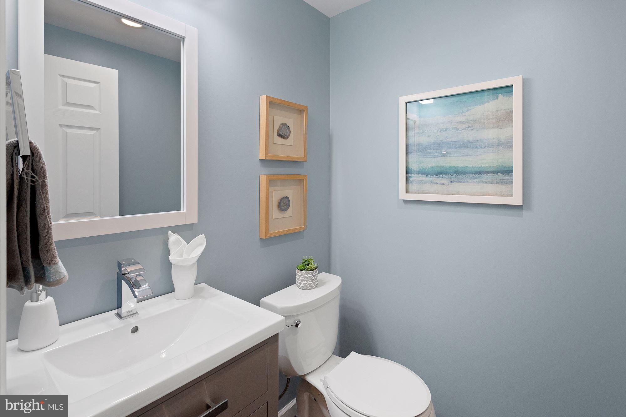 9538 Burning Branch Road Burke, VA 22015 - Photo 21 of 33 Lower Level Powder Room